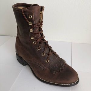 LAREDO vintage roper leather boots size 8M